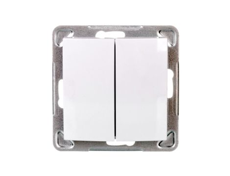 IMPRESJA Łącznik schodowy + pojedynczy biały ŁP-9Y/m/00