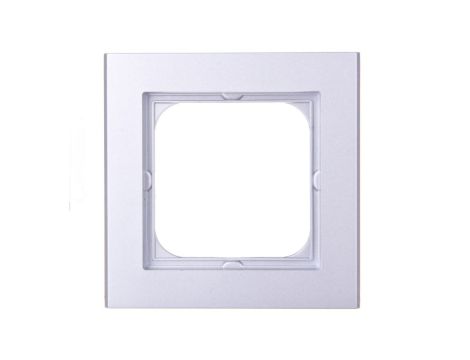 SONATA Ramka pojedyncza srebro mat R-1R/38