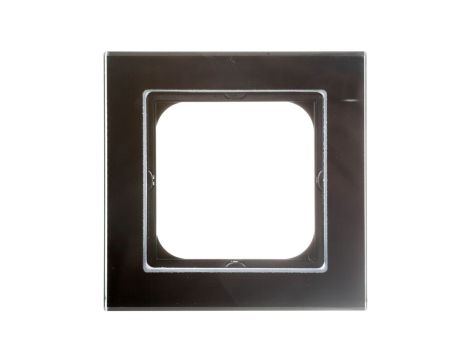 SONATA Ramka pojedyncza czarne szkło R-1RG/32