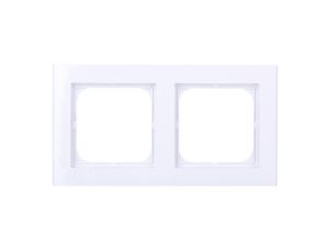 SONATA Ramka podwójna biała R-2R/00
