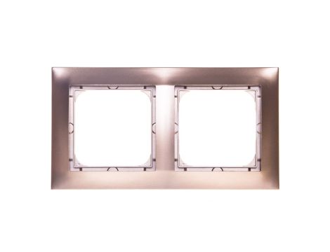 IMPRESJA Ramka podwójna złoty metalik R-2Y/28