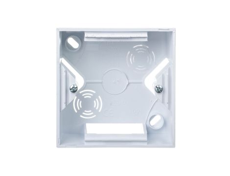 IMPRESJA Puszka natynkowa pojedyncza biały PNP-1Y/00