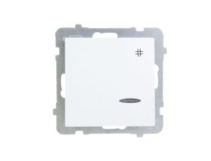 AS Łącznik krzyżowy z podświetleniem biały ŁP-4GS/m/00