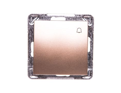 IMPRESJA Przycisk /dzwonek/ złoty metalik ŁP-6Y/m/28