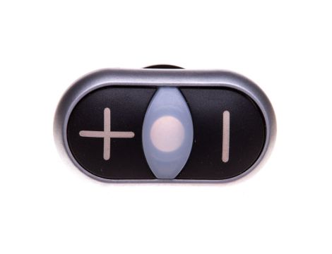 Napęd przycisku podwójny czarny (+/-) z samopowrotem M22S-DDL-S-X4/X5 218146