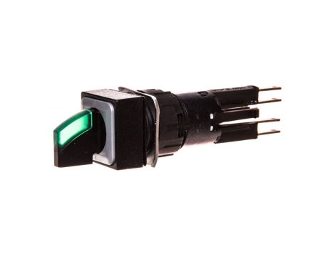 Napęd przełącznika 2 położeniowy zielony z podświetleniem bez samopowrotu Q18LWK1R-GN/WB 039247