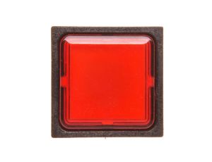Lampka sygnalizacyjna 25x25mm czerwona 24V AC/DC Q25LF-RT/WB 089104