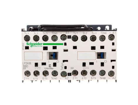 Stycznik nawrotny 6A 3kW 24V DC LP2K0610BD