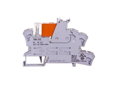 Przekaźnik interfejsowy 2P 8A 24V DC RT-2 AgNi 788-312