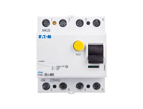 Wyłącznik różnicowoprądowy 4P 25A 0,03A typ AC PFIM-25/4/003-MW 235406