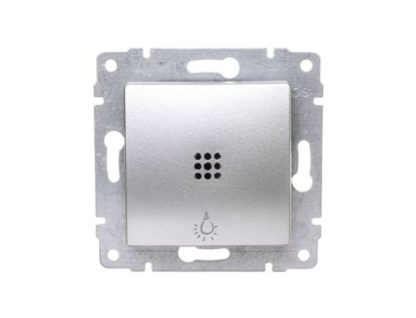 VENA Przycisk /światło/ z podświetleniem aluminium 524013