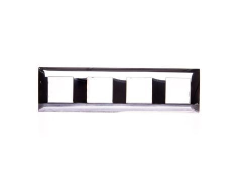 DANTE Ramka poczwórna tworzywo galwanizowane CHROM 457084