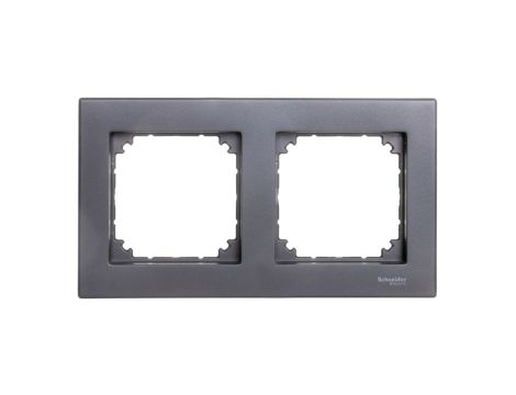 Merten M-Plan Ramka podwójna antracyt MTN486214