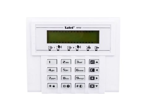 Klawiatura obsługi systemu alarmowego, LCD, do systemu Versa, Satel VERSA-LCD-GR