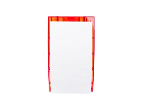 Sygnalizator optyczno-akustyczny, zewnętrzny, z czerwonym światłem LED, metalowa osłona SP-4001 R