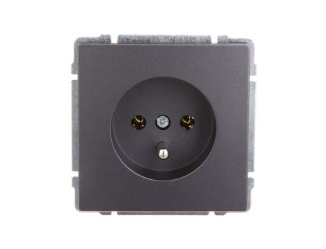 KOS66 Gniazdo pojedyncze z/u grafit 666034