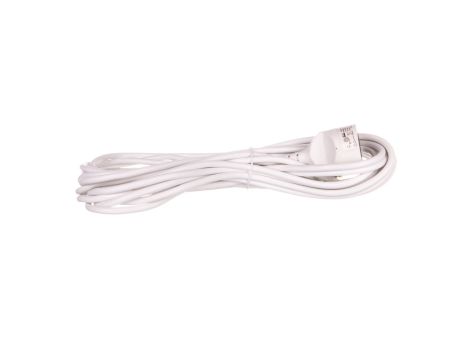 Przedłużacz 1-gniazdo z/u 10m /H05VV-F 3x1/ biały P0110