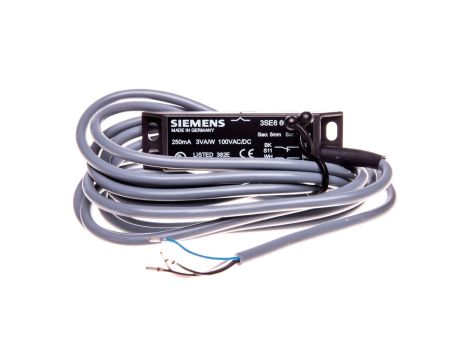 Wyłącznik magnetyczny bezpieczeństwa prostokątny 25x88mm 2R przewód 3m /bez aktywatora 3SE6704-2BA/ 3SE6604-2BA