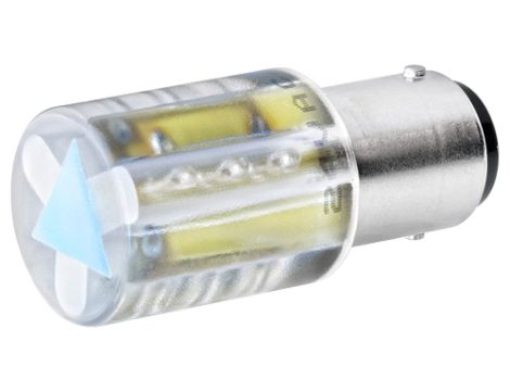 Dioda LED BA15d czerwona 24V AC_DC 8WD4428-6XB