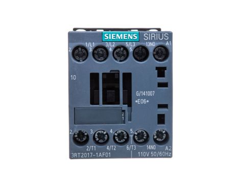 Stycznik mocy 12A 3P 110V AC 1Z 0R S00 3RT2017-1AF01