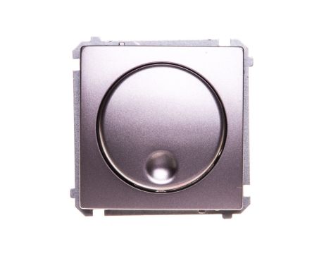 Simon Basic Ściemniacz naciskowo obrotowy (moduł) 20-500W 230V stal inox BMS9T.01/21