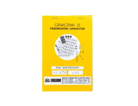 Znaki samoprzylepne ZS 10x14/L13 E04ZP-02030106000