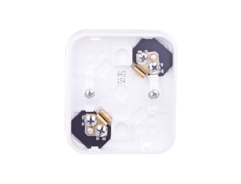 PI Puszka natynkowa pojedyncza biała PWP-2P/00