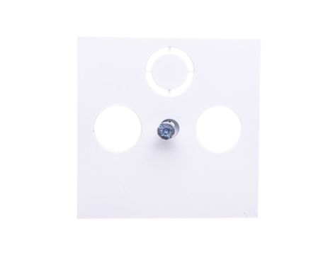 Lumina Płytka czołowa do gniazd RTV-SAT biała WL6310