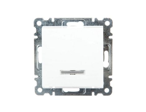 Lumina Łącznik zwierny z podświetleniem 10AX 230V biały WL0410