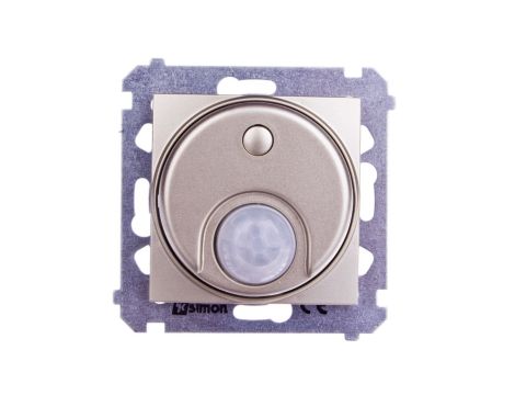 Simon 54 Łącznik z czujnikiem ruchu 20-500W złoty mat DCR10T.01/44
