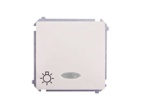 Simon Basic Przycisk /światło/ z podświetleniem, szybkozłącza, beżowy BMS1L.01/12