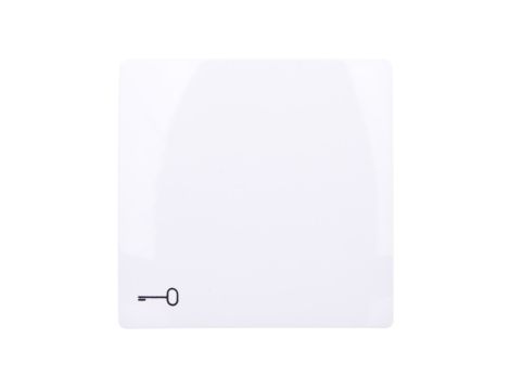 Simon Basic Klawisz pojedynczy z symbolem klucza biały BMKWK1/11