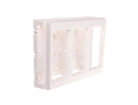 Simon Connect Obudowa CIMA PRO natynkowa potrójna 6xK45 czysta biel SBC350/9