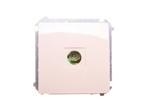 Simon Basic Gniazdo antenowe pojedyncze końcowe beżowe /zastępuje BMAK1.01/ BMAK3.01/12