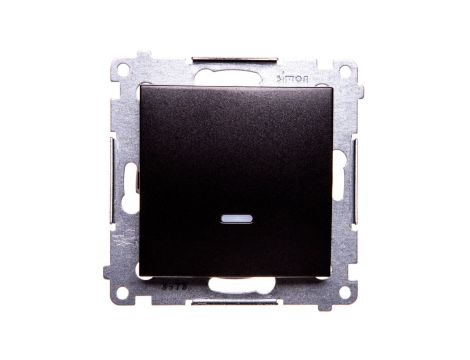 Simon 54 Łącznik jednobiegunowy z podświetleniem antracyt DW1AL.01/48