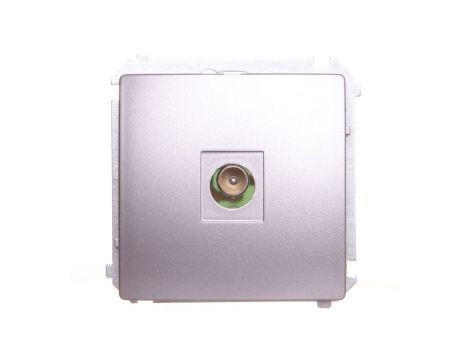 Simon Basic Gniazdo antenowe pojedyncze końcowe stal inox /zastępuje BMAK1.01/ BMAK3.01/21