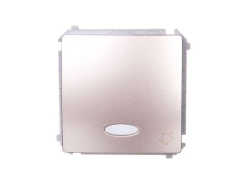 Simon Basic Przycisk /dzwonek/ z podświetleniem, szybkozłącza, satynowy BMD1L.01/29