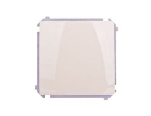 Simon Basic Przycisk pojedynczy zwierny, szybkozłącza, beżowy BMP1.01/12