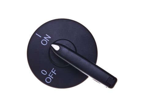 Pokrętło drzwiowe czarne z blokadą PR30W01