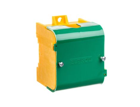 Odgałęźnik instalacyjny 1-segmentowy (zacisk: 1x95mm2 - 4x35mm2)/ z pokrywą żółto-zielony LZ 1*95/35P 84063009