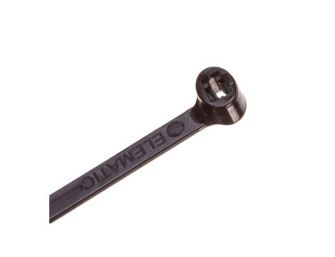 Opaska kablowa 290x4,5 czarna UV 2-LOCK zęby stalowe BMTN3048 /100szt./