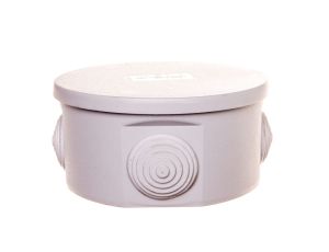 Puszka hermetyczna natynkowa fi 100mm IP44 szara PO-100 31.3