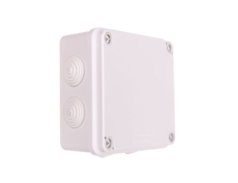Puszka hermetyczna natynkowa 108x108x56mm IP44 biała PH-1A.3B 28.131