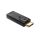 Adapter DisplayPort 1.1a Typ DP/HDMI A, M/Ż czarny AK-340602-000-S