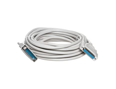 Kabel przedłużający LPT 1:1 Typ DSUB25/DSUB25, M/Ż beżowy 10m AK-610201-100-E
