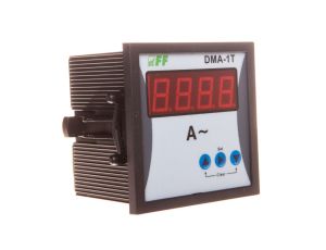 Wskaźnik natężenia prądu 1-fazowy cyfrowy tablicowy 1-9000A do pracy z przekładnikiem 5A DMA-1T