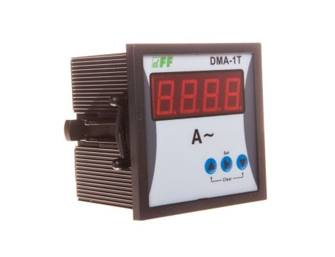 Wskaźnik natężenia prądu 1-fazowy cyfrowy tablicowy 1-9000A do pracy z przekładnikiem 5A DMA-1T