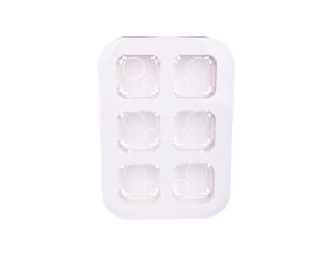 FORIX Stacja robocza sześciokrotna biała 782496