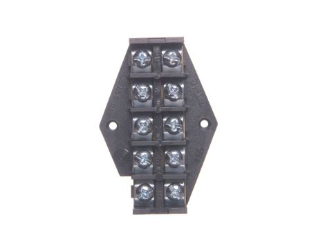 Płytka odgałęźna ZPT /10mm2/ 5-torów czarna ZPT 5-10.0 83006007