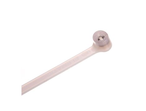 Opaska kablowa 250x4,5 biała 2-LOCK zęby stalowe BMBT2548 /100szt./